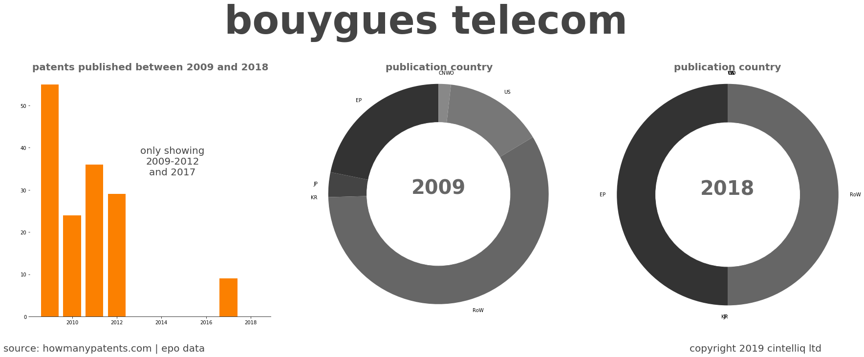 summary of patents for Bouygues Telecom