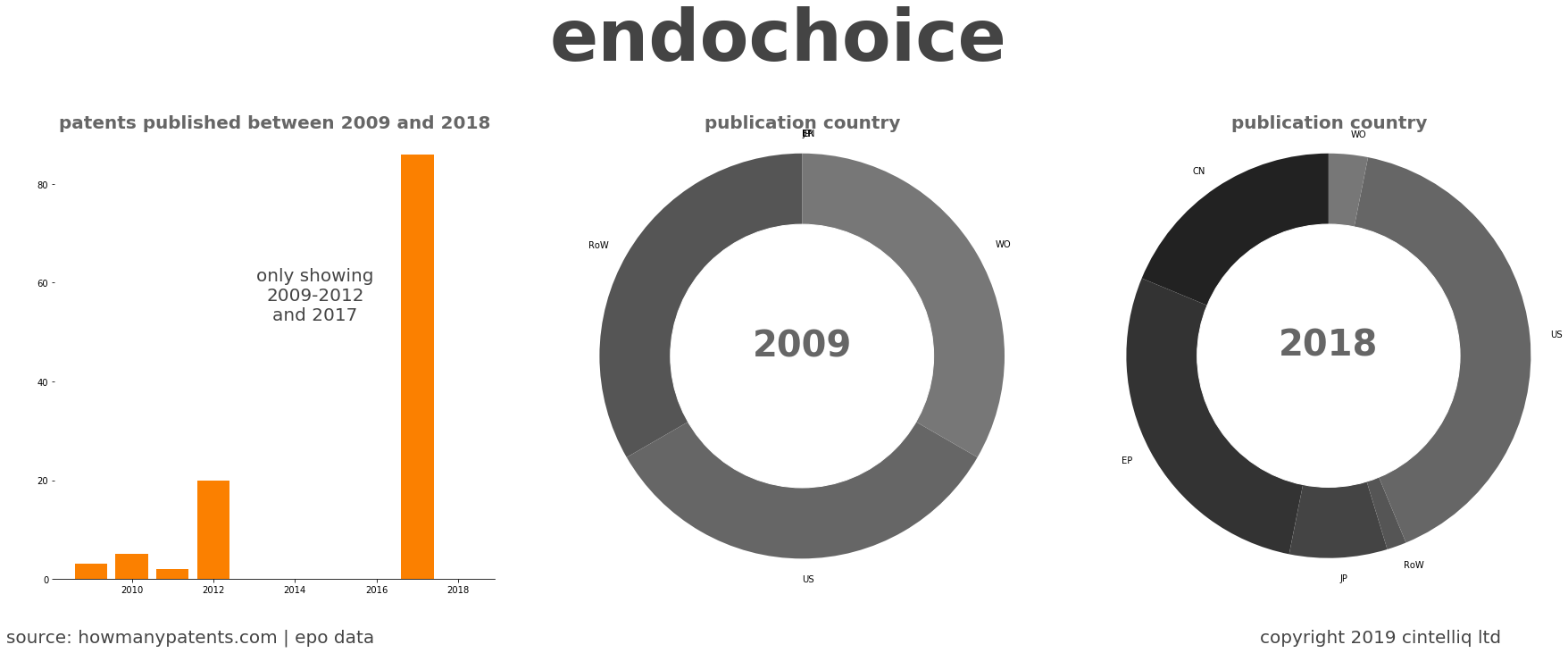 summary of patents for Endochoice